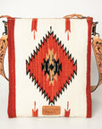 American Darling Hand Tooled Saddle Blanket Genuine Leather Women Bag Western Handbag Purse