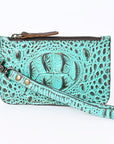 American Darling Crocodile Embossed Genuine Leather Women Bag Western Handbag Purse