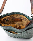 American Darling Crossbody Crocodile Embossed Genuine Leather Women Bag Western Handbag Purse