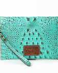 American Darling Crocodile Embossed Genuine Leather Women Bag Western Handbag Purse