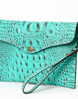 American Darling Crocodile Embossed Genuine Leather Women Bag Western Handbag Purse