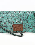 American Darling Crocodile Embossed Genuine Leather Women Bag Western Handbag Purse