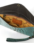 American Darling Crocodile Embossed Genuine Leather Women Bag Western Handbag Purse