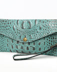 American Darling Crocodile Embossed Genuine Leather Women Bag Western Handbag Purse