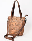 American Darling Tote Crocodile Embossed Genuine Leather Women Bag Western Handbag Purse