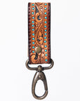 American Darling ADKR210J Hand Tooled Carved Genuine Leather Keyring