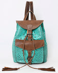 American Darling Crocodile Embossed Genuine Leather Women Bag Western Handbag Purse