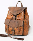 American Darling Crocodile Embossed Genuine Leather Women Bag Western Handbag Purse
