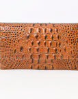 American Darling Crocodile Embossed Genuine Leather Women Bag Western Handbag Purse