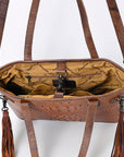 American Darling Crocodile Embossed Genuine Leather Women Bag Western Handbag Purse