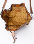 American Darling Crocodile Embossed Genuine Leather Women Bag Western Handbag Purse