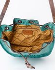 American Darling Crocodile Embossed Genuine Leather Women Bag Western Handbag Purse