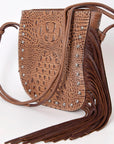 American Darling Crocodile Embossed Genuine Leather Women Bag Western Handbag Purse