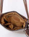 American Darling Crocodile Embossed Genuine Leather Women Bag Western Handbag Purse