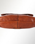 Spaghetti Western Swc408Tan Briefcase Vintage Handmade Drum Dyed Genuine European Cowhide Leather Women Bag Western Handbag Purse