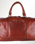 Spaghetti Western Swc418Cg Duffel Vintage Handmade Drum Dyed Genuine European Cowhide Leather Women Bag Western Handbag Purse