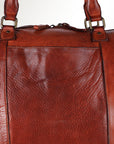 Spaghetti Western Swc418Cg Duffel Vintage Handmade Drum Dyed Genuine European Cowhide Leather Women Bag Western Handbag Purse