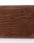 Spaghetti Western Swc452Brn Wallet Vintage Handmade Drum Dyed Genuine European Cowhide Leather Women Bag Western Handbag Purse