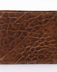 Spaghetti Western Swc452Brn Wallet Vintage Handmade Drum Dyed Genuine European Cowhide Leather Women Bag Western Handbag Purse