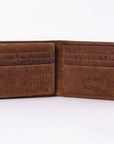 Spaghetti Western Swc453Brn Wallet Vintage Handmade Drum Dyed Genuine European Cowhide Leather Women Bag Western Handbag Purse