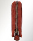 Spaghetti Western Swc441Cg Wallet Vintage Handmade Drum Dyed Genuine European Cowhide Leather Women Bag Western Handbag Purse