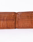 Spaghetti Western Swc449Cg Wallet Vintage Handmade Drum Dyed Genuine European Cowhide Leather Women Bag Western Handbag Purse