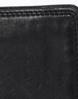 Spaghetti Western Swc444Blk Wallet Vintage Handmade Drum Dyed Genuine European Cowhide Leather Women Bag Western Handbag Purse