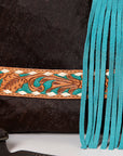 OHLAY KBG174 HOBO Hand Tooled Hair-on Genuine Leather women bag western handbag purse