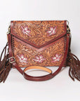 American Darling Envelope Hand Tooled Genuine Leather Women Bag Western Handbag Purse