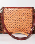 American Darling Envelope Hand Tooled Genuine Leather Women Bag Western Handbag Purse