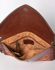 American Darling Envelope Hand Tooled Genuine Leather Women Bag Western Handbag Purse
