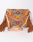 American Darling Envelope Hand Tooled Genuine Leather Women Bag Western Handbag Purse