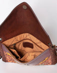 American Darling Envelope Hand Tooled Genuine Leather Women Bag Western Handbag Purse