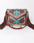 American Darling Envelope Hand Tooled Genuine Leather Women Bag Western Handbag Purse
