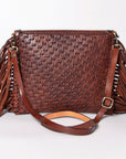 American Darling Envelope Hand Tooled Genuine Leather Women Bag Western Handbag Purse