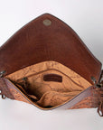 American Darling Envelope Hand Tooled Genuine Leather Women Bag Western Handbag Purse