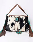 American Darling Hobo Hair-On Genuine Leather Women Bag Western Handbag Purse