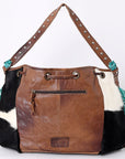 American Darling Hobo Hair-On Genuine Leather Women Bag Western Handbag Purse