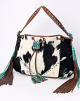 American Darling Hobo Hair-On Genuine Leather Women Bag Western Handbag Purse