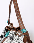 American Darling Hobo Hair-On Genuine Leather Women Bag Western Handbag Purse