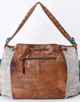 American Darling Hobo Hair-On Genuine Leather Women Bag Western Handbag Purse