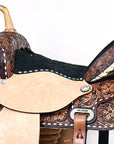 Flex Tree Western Horse Saddle American Leather Barrel Trail Hilason
