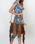 American Darling Genuine Leather Women Bag Western Handbag Purse