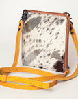 American Darling Hair On Genuine Leather Women Bag Western Handbag Purse