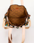 American Darling Tote Saddle Blanket Genuine Leather Women Bag Western Handbag Purse
