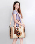 American Darling Tote Saddle Blanket Genuine Leather Women Bag Western Handbag Purse