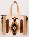 American Darling Tote Saddle Blanket Genuine Leather Women Bag Western Handbag Purse