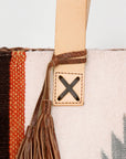 American Darling Tote Saddle Blanket Genuine Leather Women Bag Western Handbag Purse