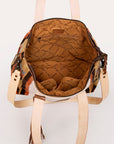 American Darling Tote Saddle Blanket Genuine Leather Women Bag Western Handbag Purse