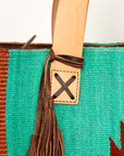 American Darling Tote Saddle Blanket Genuine Leather Women Bag Western Handbag Purse
